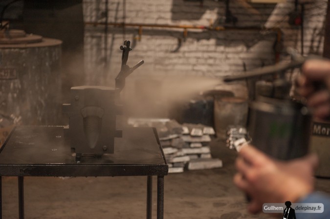 reportage fonderie : la coulée au renversé - Cendars-AM-Lille-photo-Guilhem-de-Lepinay-21